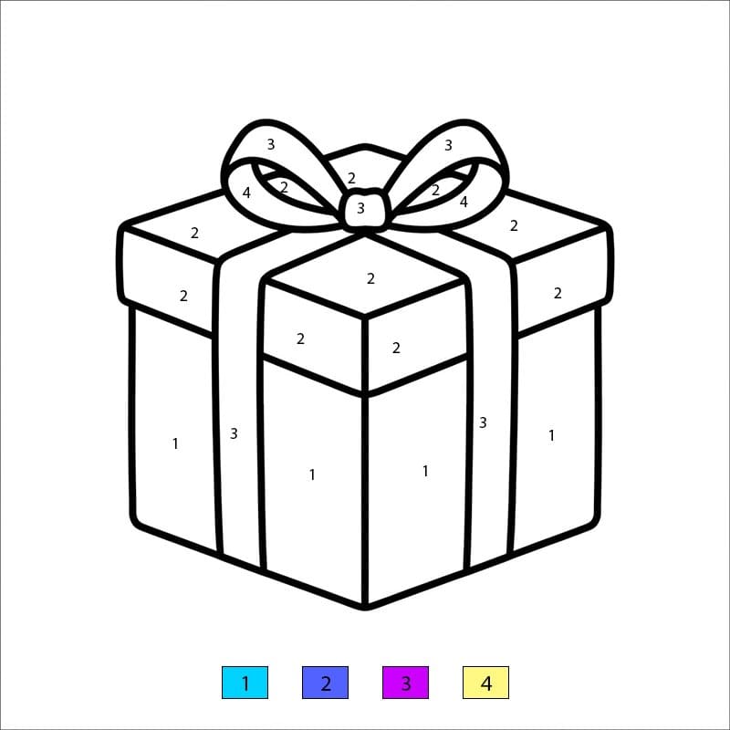 A Gift Color By Number