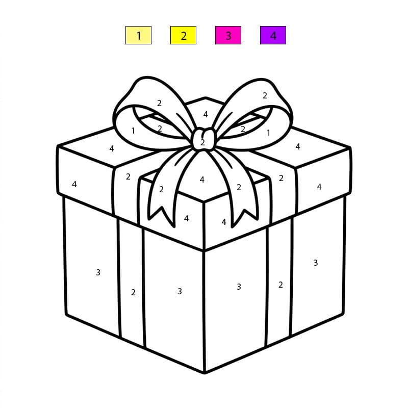 Gift Color By Number