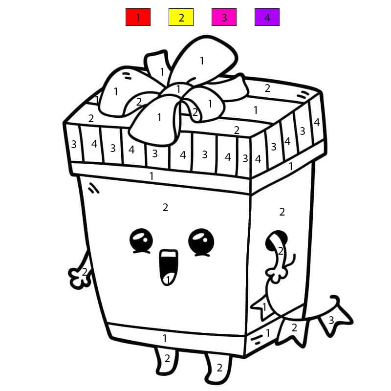 Cute Gift Color By Number
