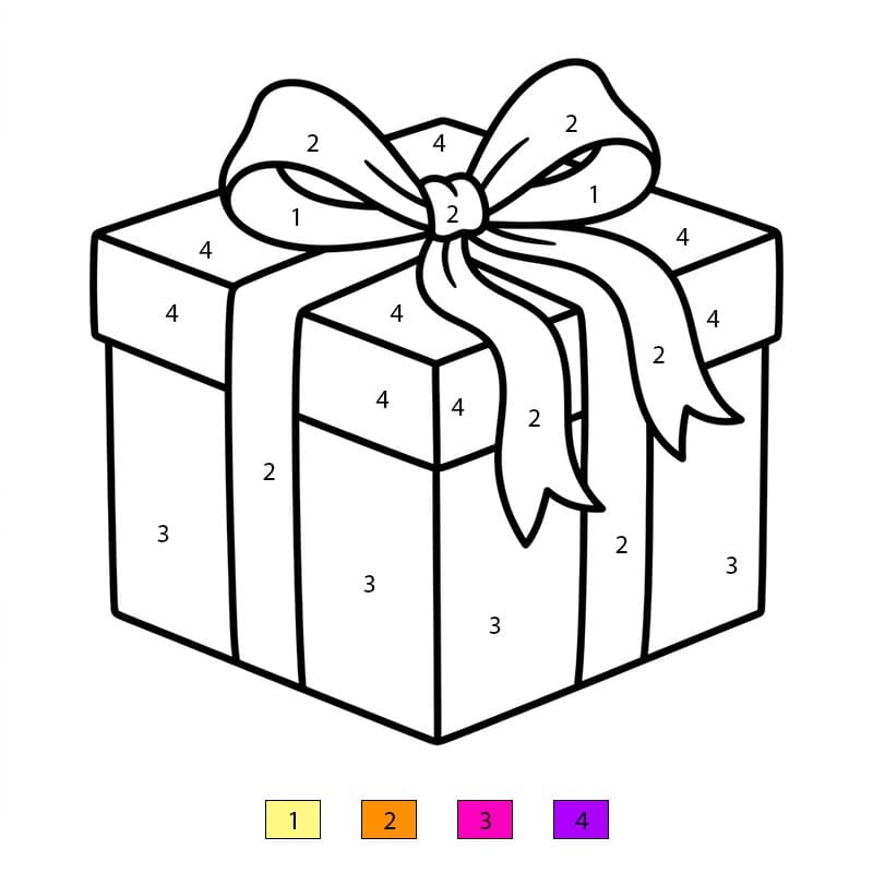 Gift Free Color By Number