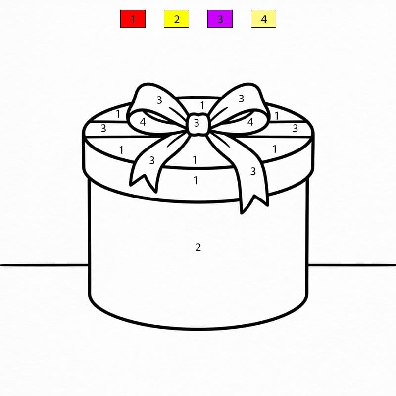 Gift Print Color By Number