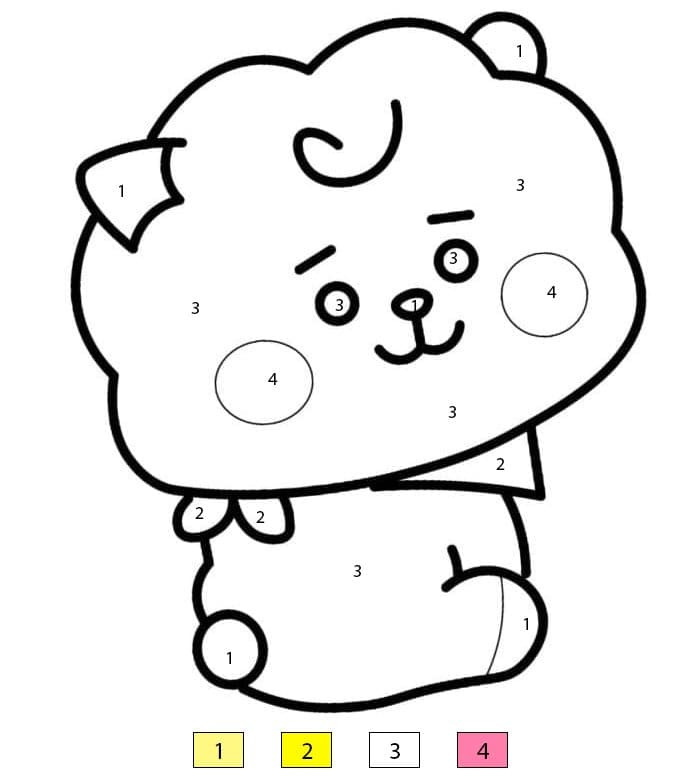 Kawaii RJ Color By Number