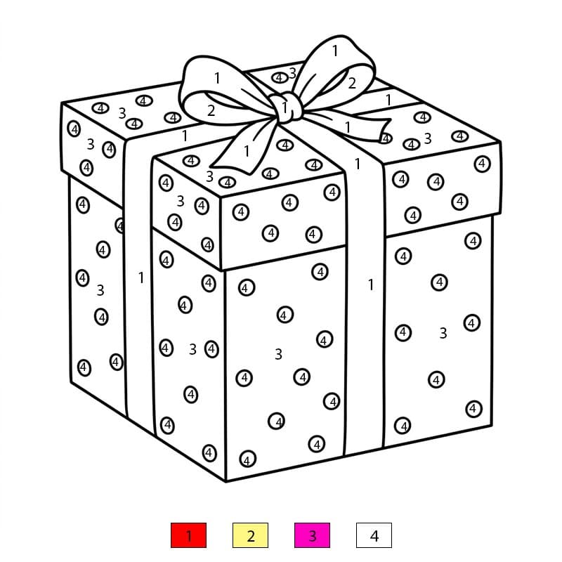 Nice Gift Color By Number