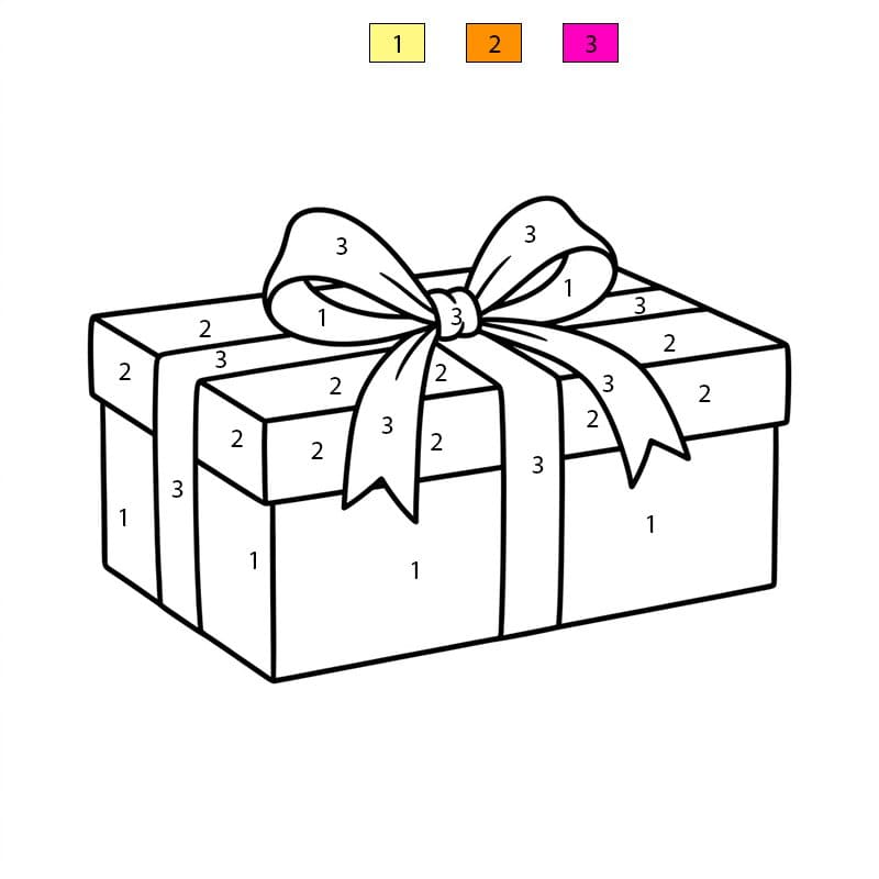 Normal Gift Color By Number