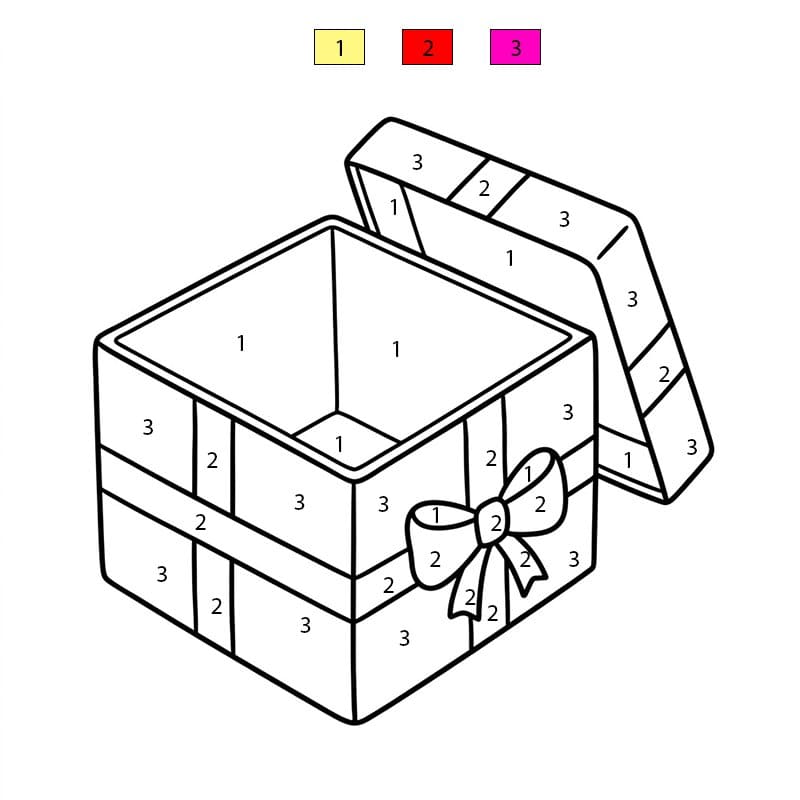 Print Gift Color By Number